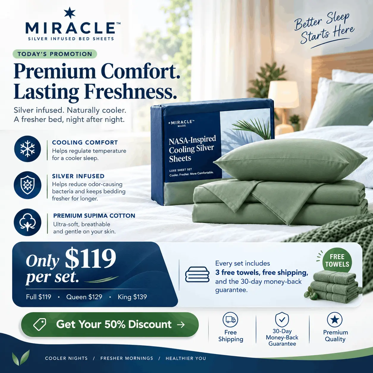 buy Miracle Made Sheets